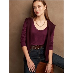 LuxeSpun Scoop-Neck T-Shirt