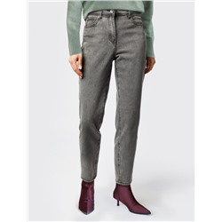 Джинсы mom-fit из эластичного денима