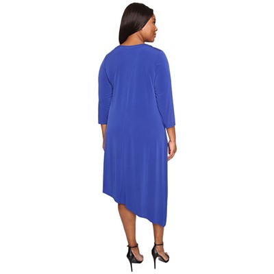 Plus Size 3/4 Asymmetrical Shift