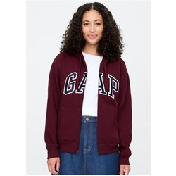 Relaxed Gap Logo Zip Hoodie