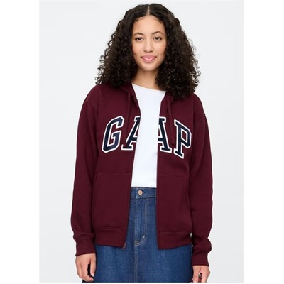 Relaxed Gap Logo Zip Hoodie