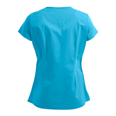 UA Butter-Soft STRETCH Scrubs Contemporary Fit V-Neck w/ Triangle Insert Top