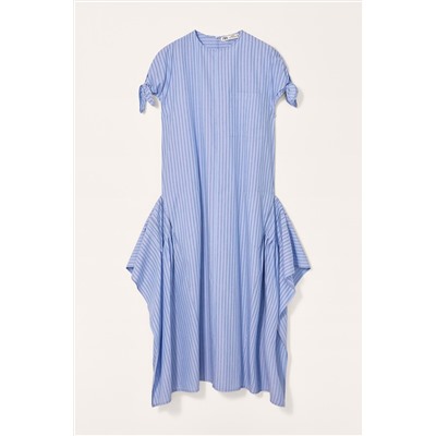 LIMITED EDITION STRIPED ASYMMETRIC DRESS