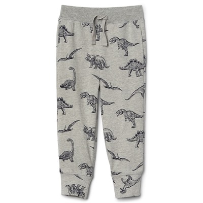 Print knit pants