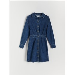 Jeanshemdkleid