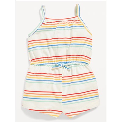 Printed Sleeveless Jersey-Knit Romper for Baby