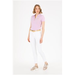 Kadın Manolya Basic Polo Yaka Tişört