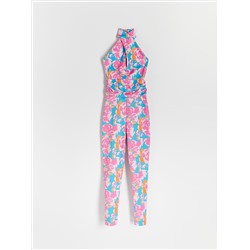 Gemusterter Jumpsuit
