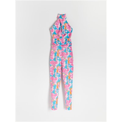 Gemusterter Jumpsuit