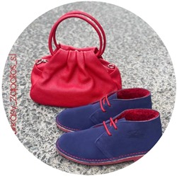 АВ. Zapatos 1512 NAVI-RED+PELLE · LUX Rojo АКЦИЯ