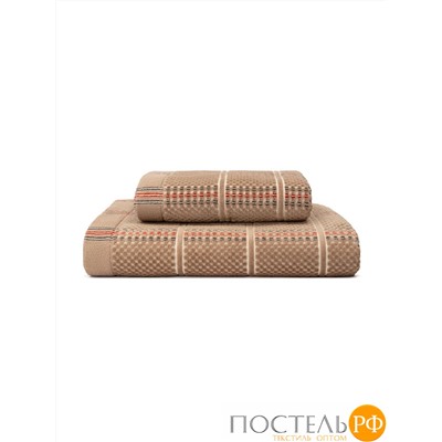 Полотенце велюровое Arya Aiden70x140 Бежевый