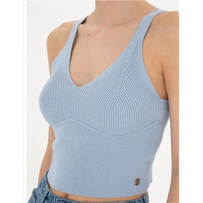 Mavi Crop Top Triko Bluz