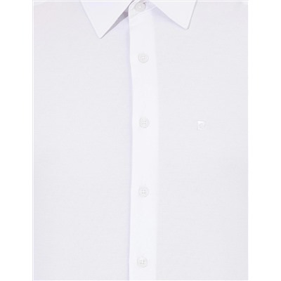 Beyaz Slim Fit Uzun Kollu Gömlek