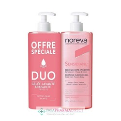 Noreva Sensidiane Gelée Lavante Apaisante 2x400 g
