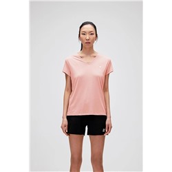 Bad Bear, Violet V-neck Pembe Logo Baskılı Basic Kadın Tişört