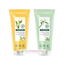 Klorane Cupuaçu Gel Douche Nutritif Fleur d'Oranger + Gel Douche Nutritif Sève de Bambou 2x200mlLot  × 2