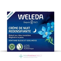 Weleda Crème de Nuit Redensifiante Gentiane Bleue et Edelweiss BIO 40ml