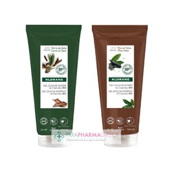 Klorane Cupuaçu Gel Douche Nutritif Ecorce de Cèdre + Gel Douche Nutritif Fève de Tonka 2x200mlLot  × 2