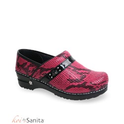 koi by Sanita Professional Diva Vegan Fuchsia Nursing Clog