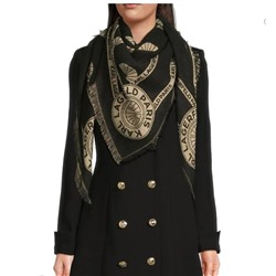 Karl Lagerfeld Paris Fan Print Logo Scarf