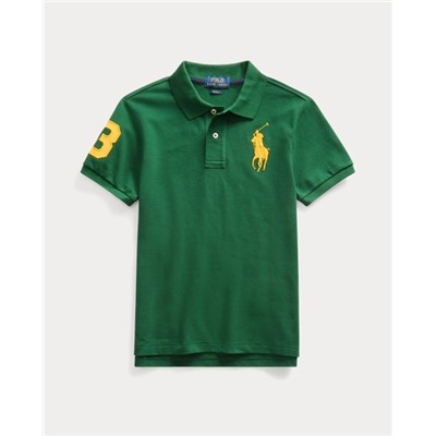 BOYS 8-20 Slim Fit Cotton Mesh Polo