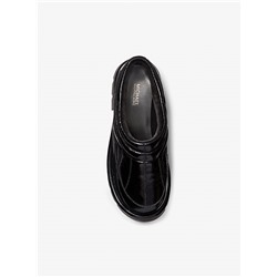 Barton Crackled Patent Leather Slipper