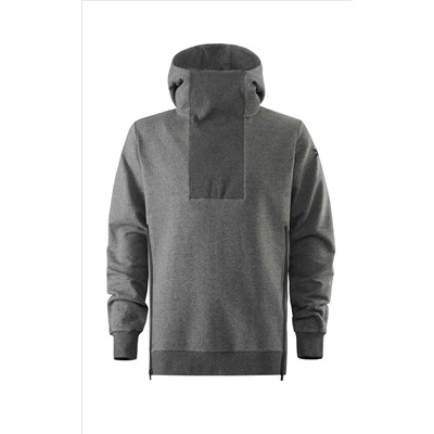 OUT HOODIE NEP DARK GREY