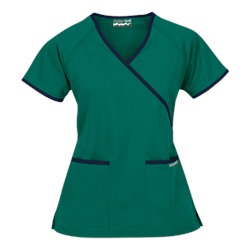 Butter-Soft Scrubs by UA™ Mock Wrap Top