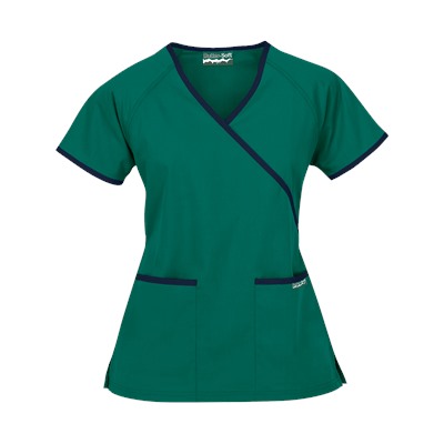 Butter-Soft Scrubs by UA™ Mock Wrap Top