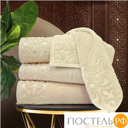 Велюровое полотенце 70х135 см Eleganta Aphrodite 500 г/м2, молочный