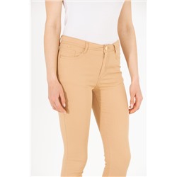 Kadın Camel Toothpick Fit Pantolon