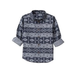 Geo Chambray Shirt