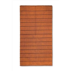Bluenity Basic Stripe Doğal Pamuklu Banyo Kilimi 60X90 Cm - Kiremit 101.201.04.030.14.16