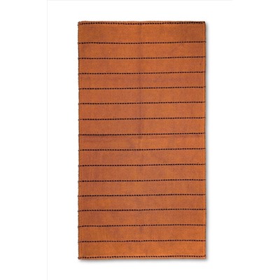 Bluenity Basic Stripe Doğal Pamuklu Banyo Kilimi 60X90 Cm - Kiremit 101.201.04.030.14.16