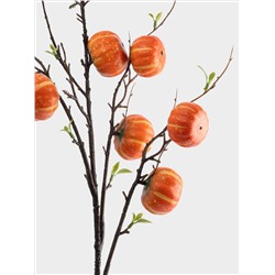 Ветка декоративная, 94 см, полиэстер/пластик, Тыквы, Bright pumpkin