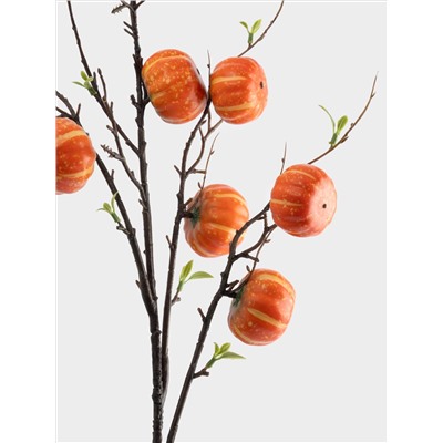 Ветка декоративная, 94 см, полиэстер/пластик, Тыквы, Bright pumpkin