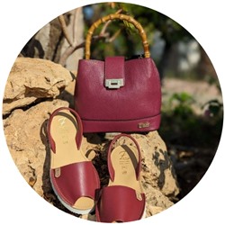 AB.Zapatos · 3202 · Granate+Ab.Zapatos PELLE Bambu (630) vino АКЦИЯ