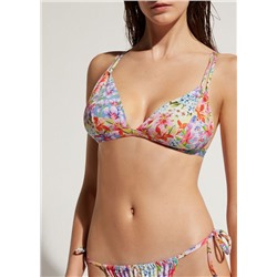 Triangel-Bikinioberteil mit leichter Wattierung Minorca Eco