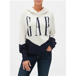 Logo Colorblock Pullover Sweatshirt