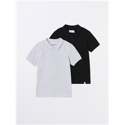 2-PACK OF BASIC POLO SHIRTS