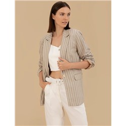 Bej Comfort Fit Ceket