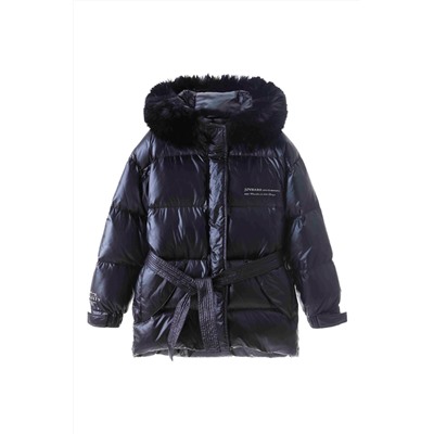 Anorak con capucha Negro
