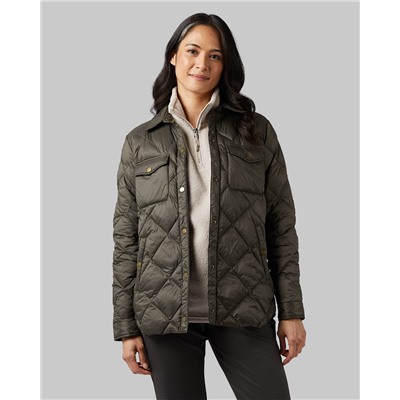 WOMEN'S LIGHTWEIGHT POLY-FILL SHIRT JACKET