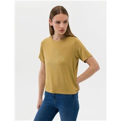 Yeşil Comfort Fit Tişört