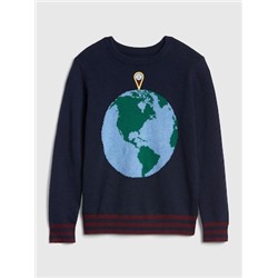 Graphic Crewneck Sweater