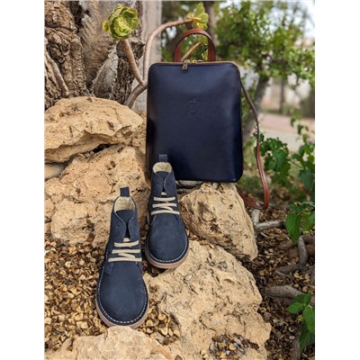 Ab. Zapatos 1619/2 New R · ANTRACITA+AB.Z PELLE MOCHILA VERA PELLE (590) marino-cuero АКЦИЯ