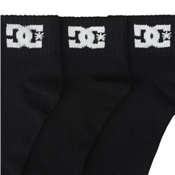 DC Shoes Quarter Unisex Socken 3 Paar schwarz DC-22 QUARTER
