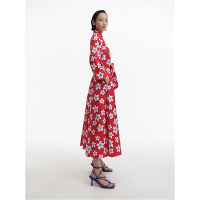 Gemustertes Maxikleid