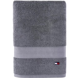 TOMMY HILFIGER Modern American Solid Cotton Bath Towel, 30" x 54"