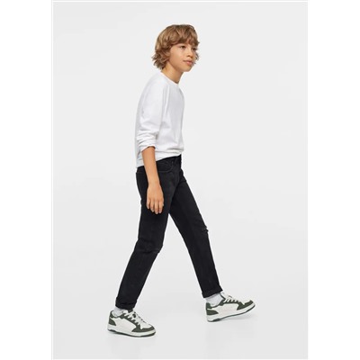 Jeans regular rotos decorativos -  Niño | MANGO OUTLET España